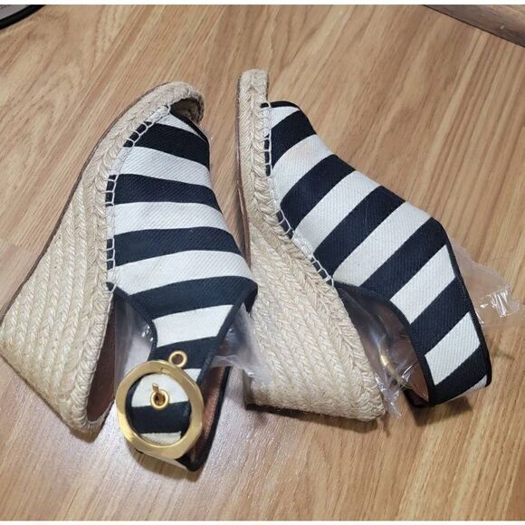 CELINE- Sandals - Stripes Wedge 6 - Picture 3 of 11